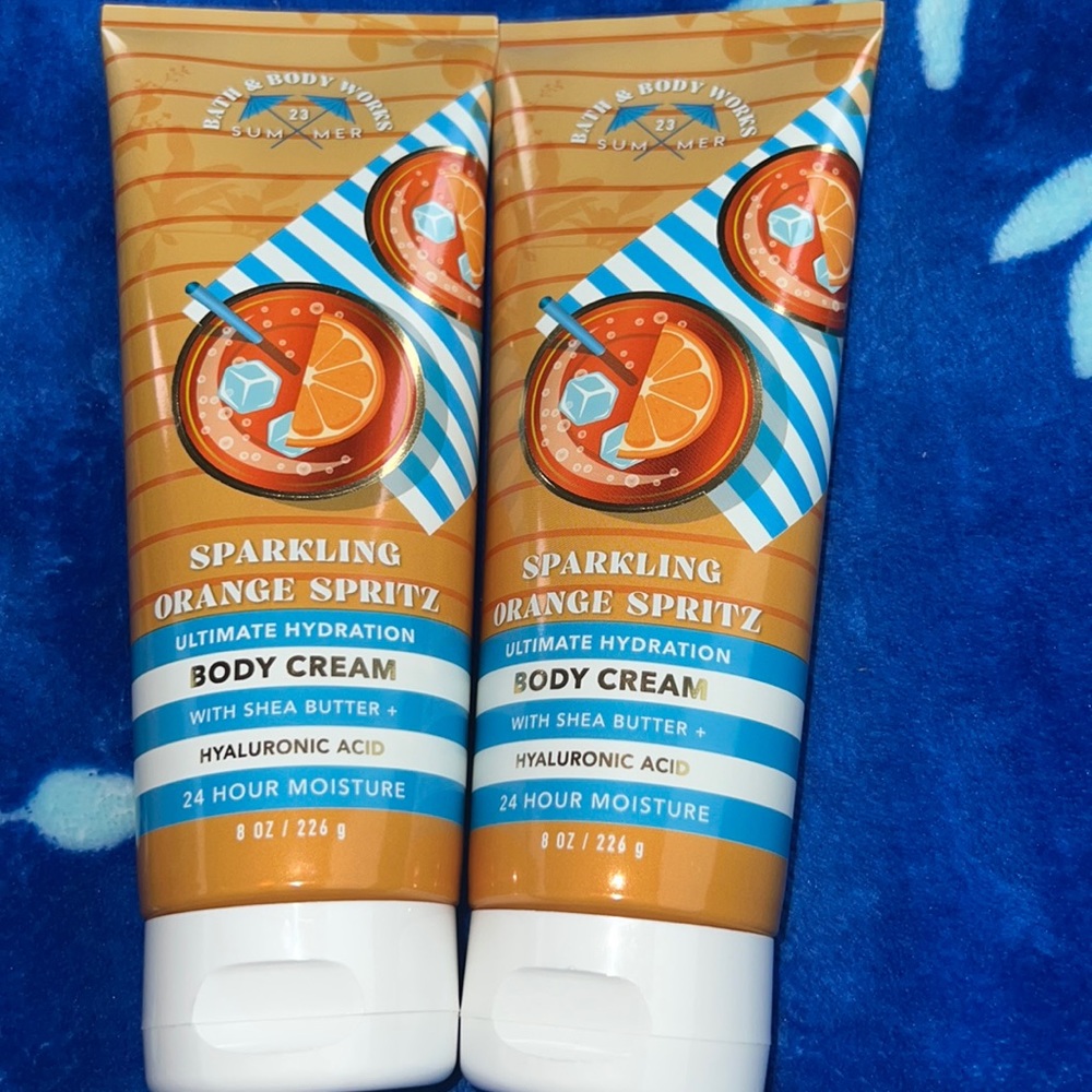 BBW 2pc body creams Sparkling Orange Spritz